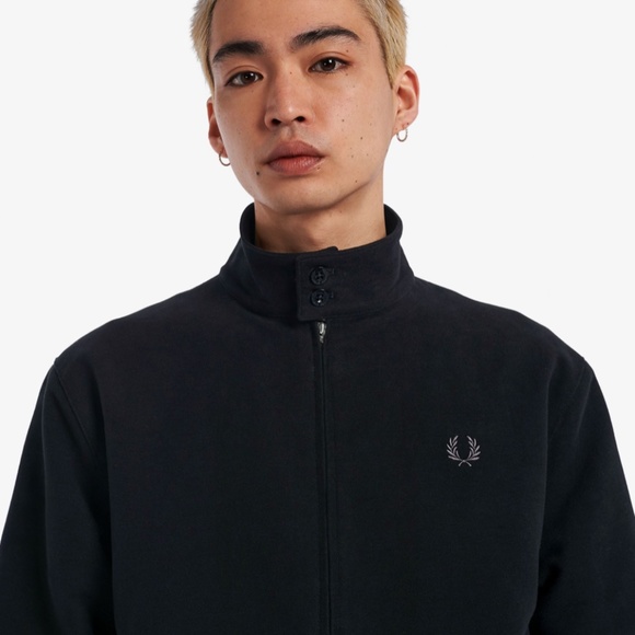 Fred Perry Moleskin Jacket in Black J4872 - Size Large - MSRP $400 - BNIB